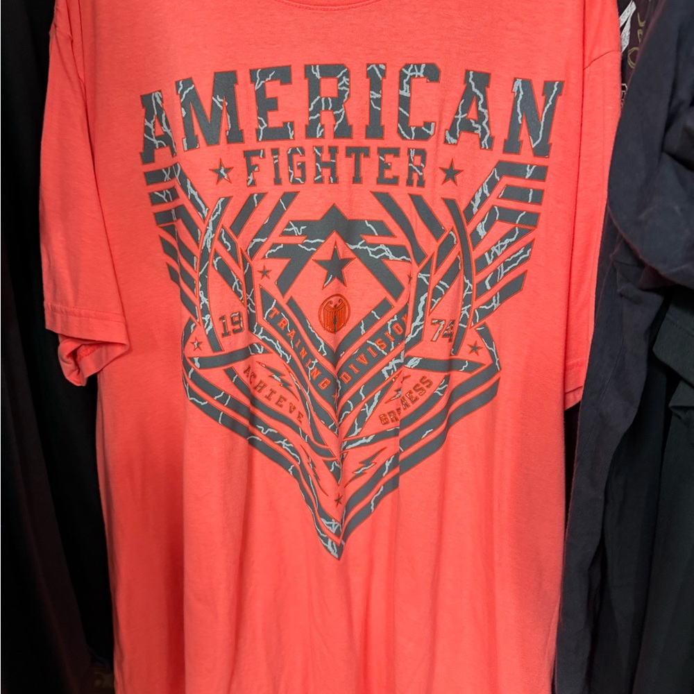 American Fighter Men's Coral T-Shirt